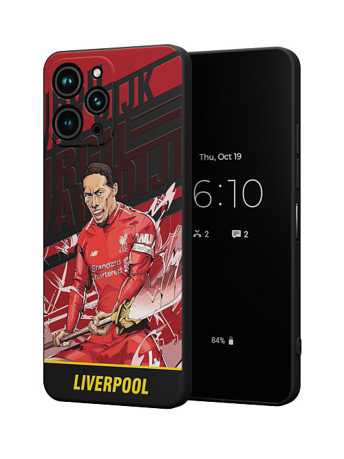 Силиконовый чехол для Xiaomi Redmi 12 "NOVEL: Liverpool"