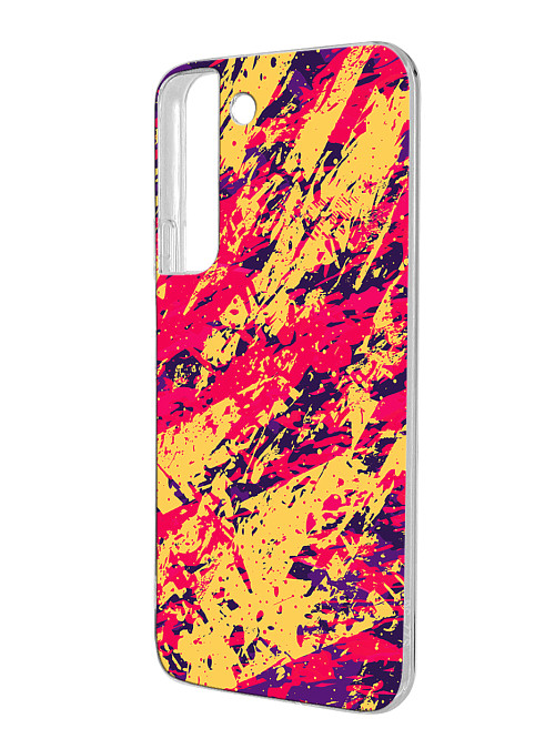 Силиконовый чехол для Samsung Galaxy S22 (5G) Брызги краски