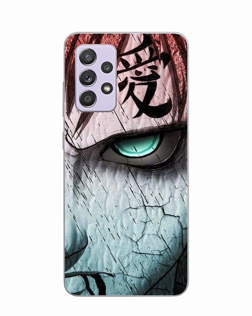 Силиконовый чехол для Samsung Galaxy A52 (4G) "Naruto Shippuden - Gaara grimm face"