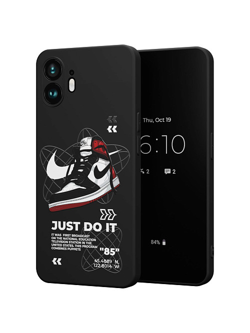 Силиконовый чехол для Nothing Phone 2 "NOVEL: Just Do It"