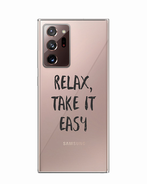 Силиконовый чехол для Samsung Galaxy Note 20 Ultra (5G) Relax, take it easy