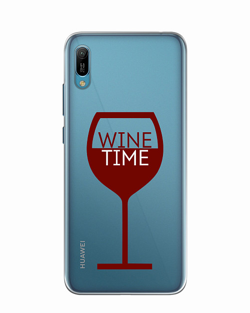 Силиконовый чехол для Honor 8A Wine time