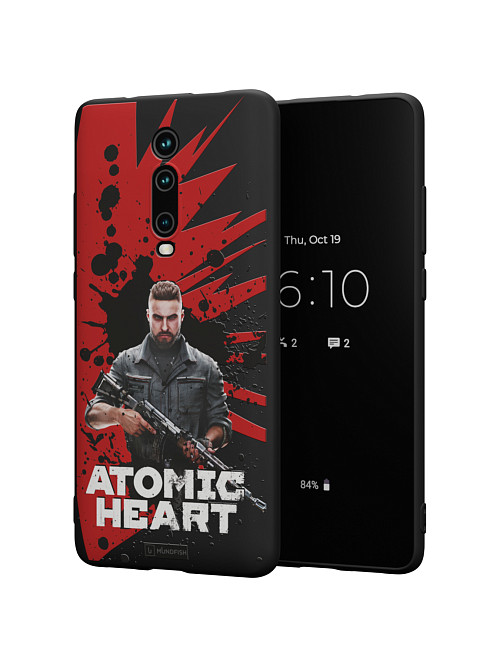 Силиконовый чехол для Xiaomi Mi 9T "Atomic Heart: Майор Нечаев"