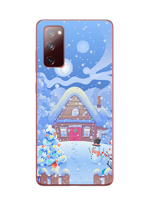 Силиконовый чехол для Samsung Galaxy S20 Fan Edition Снежный дом