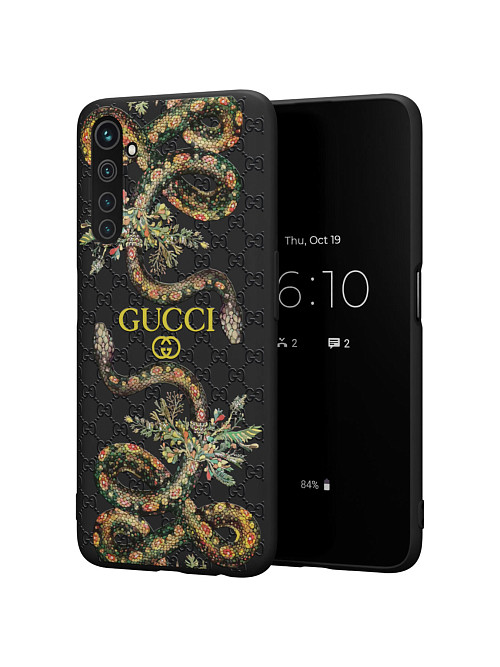 Силиконовый чехол для realme 6 Pro "NOVEL: Gucci"