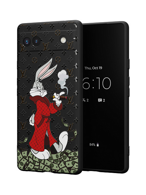 Силиконовый чехол для Google Pixel 6a "NOVEL: Багз Банни Louis Vuitton"