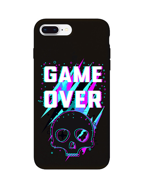 Силиконовый чехол для Apple iPhone 7 Plus "Game over"