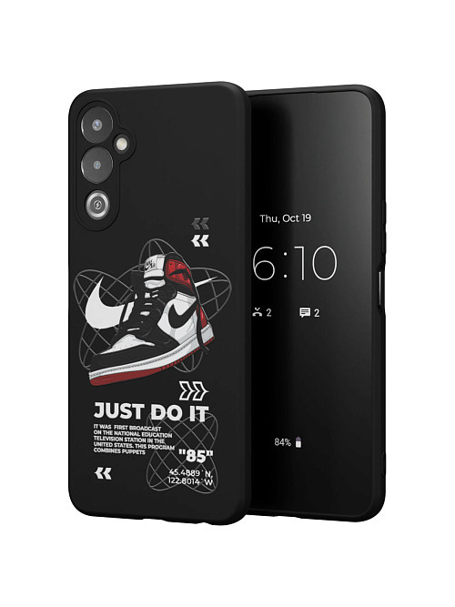 Силиконовый чехол для Tecno Pova 4 "NOVEL: Just Do It"