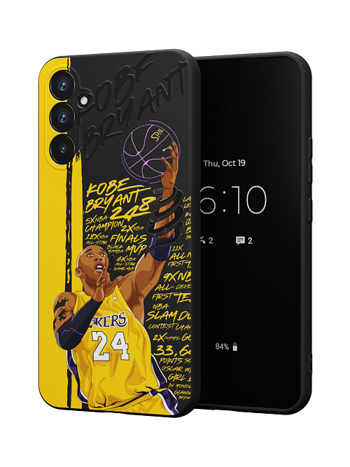 Силиконовый чехол для Samsung Galaxy A34 (5G) "NOVEL: Kobe Bryant"