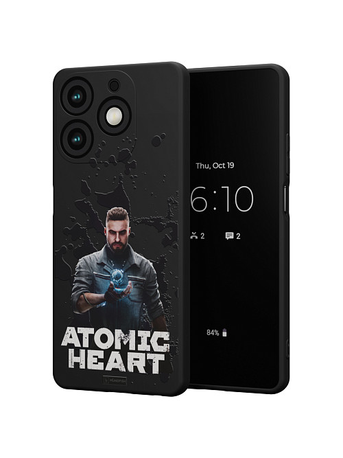 Силиконовый чехол для Tecno Spark 10 Pro "Atomic Heart: Товарищ Нечаев"