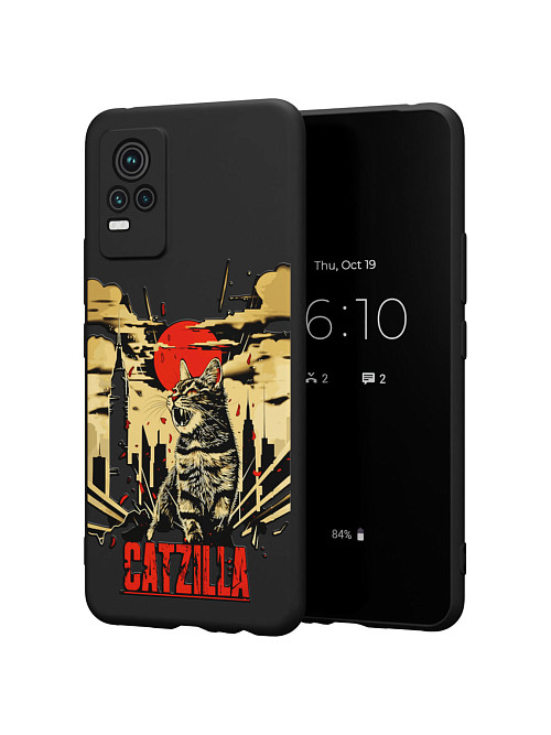 Силиконовый чехол для Vivo V21E (4G) "Catzilla"