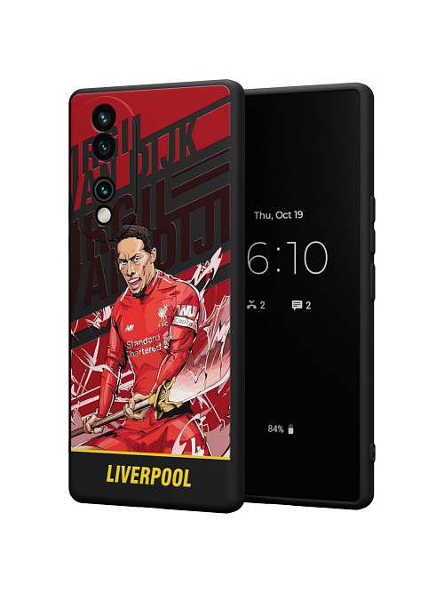 Силиконовый чехол для Honor 70 "NOVEL: Liverpool"