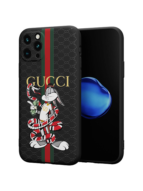 Силиконовый чехол для Apple iPhone 11 Pro "NOVEL: Багз Банни Gucci"