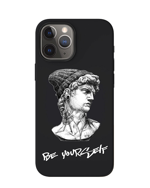 Силиконовый чехол для Apple iPhone 12 "Be Yourself"