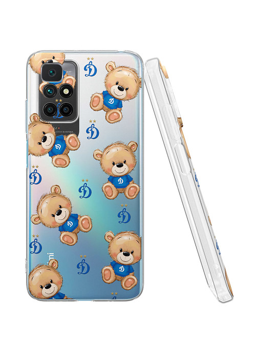 Силиконовый чехол для Xiaomi Redmi 10 "Динамо: Плюшевые медвежата"