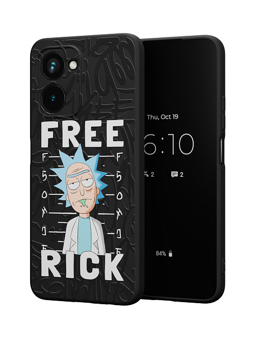 Силиконовый чехол для realme C33 "NOVEL: Free Rick"