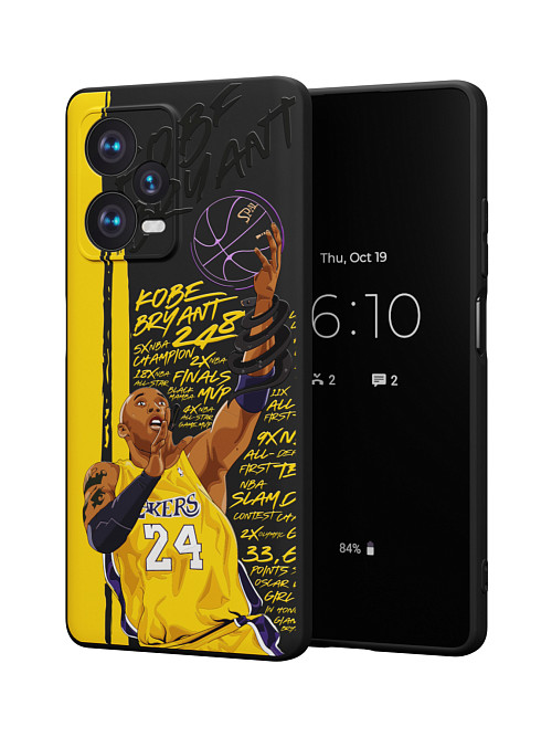 Силиконовый чехол для Xiaomi Redmi Note 12 Pro+ (5G) "NOVEL: Kobe Bryant"