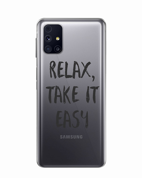 Силиконовый чехол для Samsung Galaxy M31S Relax, take it easy