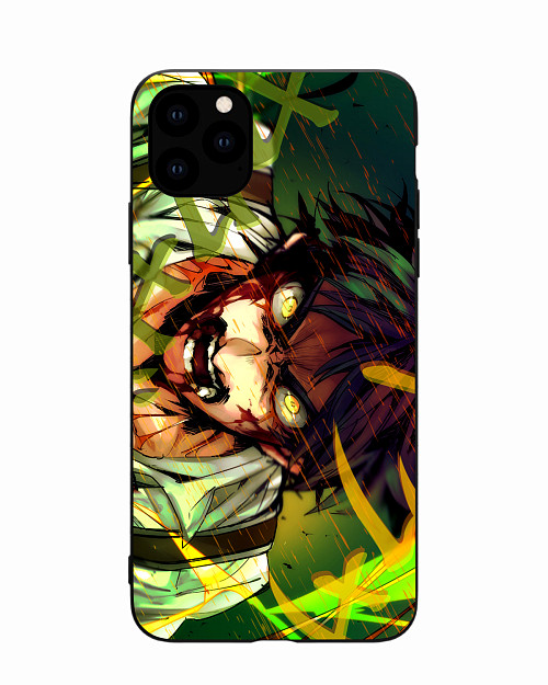 Силиконовый чехол для Apple iPhone 11 Pro Max "Атака титанов - Eren Yeager"