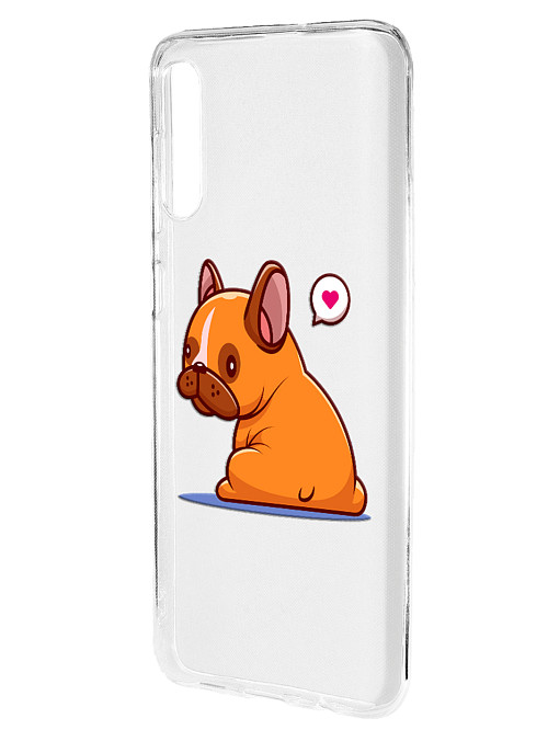 Силиконовый чехол для Samsung Galaxy A30S "Мечта собаки"