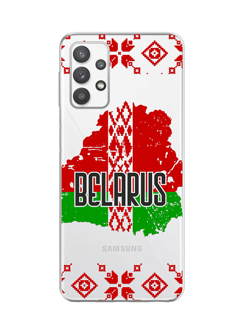 Силиконовый чехол для Samsung Galaxy A32 (4G) "Беларусь"