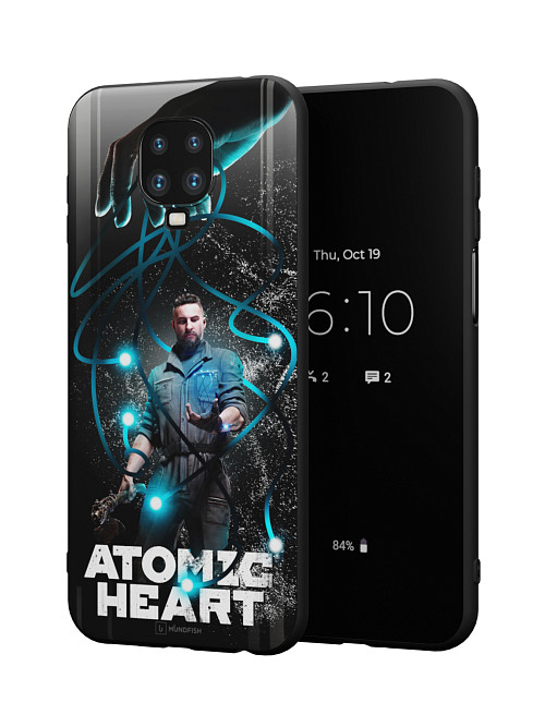 Силиконовый чехол для Xiaomi Redmi Note 9S "Atomic Heart: ХРАЗ"