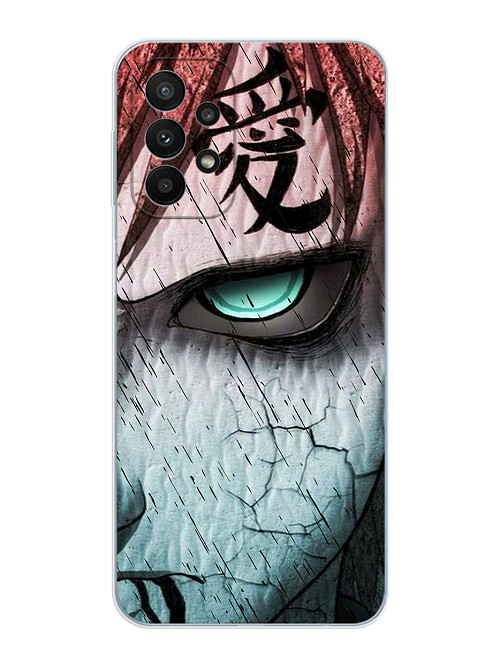 Силиконовый чехол для Samsung Galaxy A23 (5G) Naruto Shippuden - Gaara grimm face