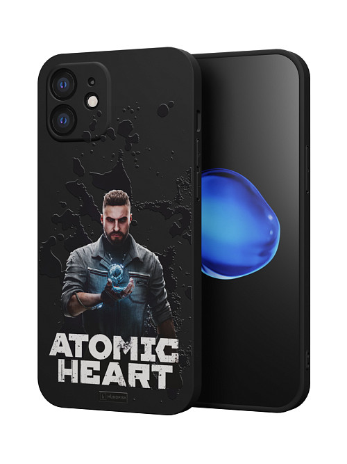 Силиконовый чехол для Apple iPhone 12 "Atomic Heart: Товарищ Нечаев"