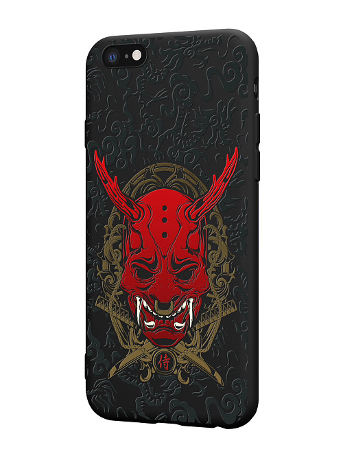 Силиконовый чехол для Apple iPhone 6S Plus "Red Oni mask"