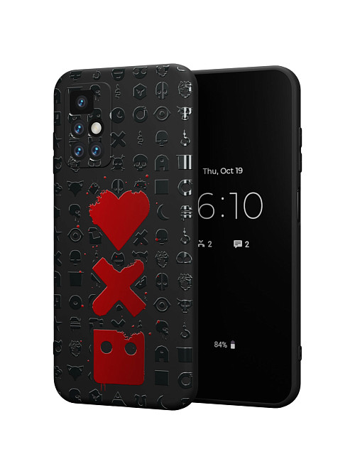 Силиконовый чехол для Xiaomi Redmi 10 "Love Death Robots"