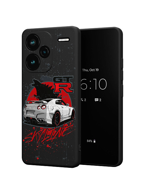Силиконовый чехол для Xiaomi Redmi Note 13 Pro Plus (5G) "Nissan SKYLINE GTR"