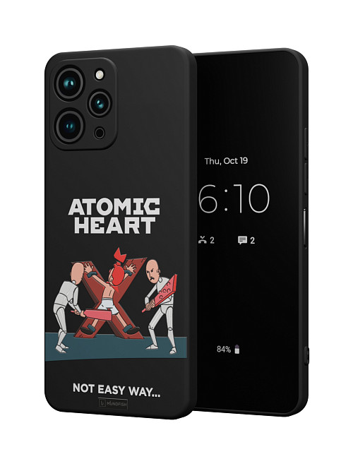 Силиконовый чехол для Xiaomi Redmi 12 "Atomic Heart: Not Easy Way"