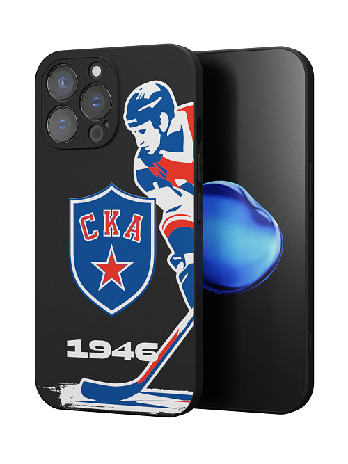 Силиконовый чехол для Apple iPhone 15 Pro Max "СКА: Игрок 1946"