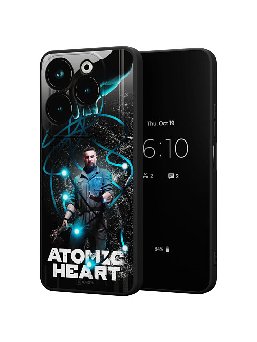 Силиконовый чехол для Infinix HOT 40/HOT 40 Pro "Atomic Heart: ХРАЗ"