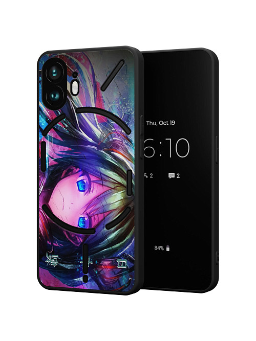 Силиконовый чехол для Nothing Phone 2 "Hatsune Miku"