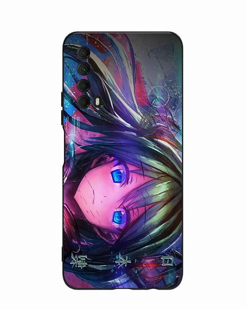 Силиконовый чехол для Huawei P Smart (2021) "Hatsune Miku"