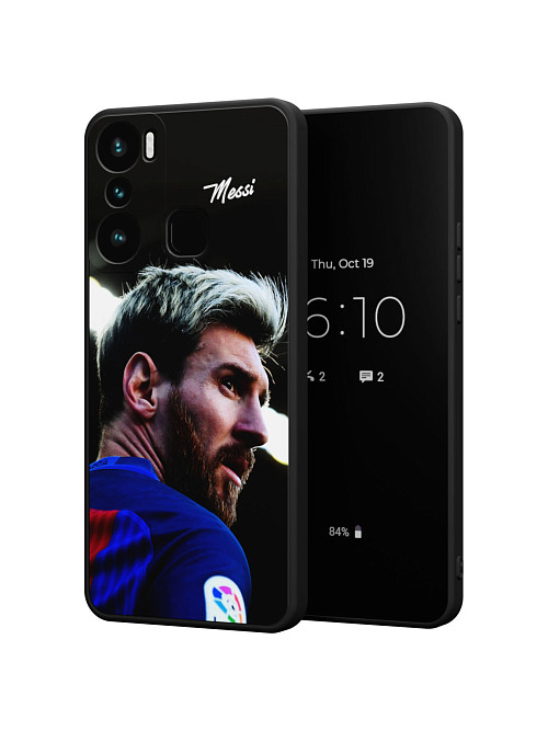 Силиконовый чехол для Infinix Hot 20i "Lionel Messi"