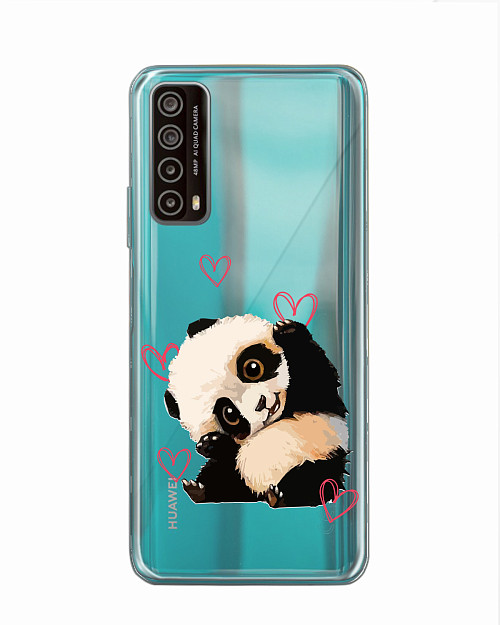 Силиконовый чехол для Huawei P Smart (2021) "Милая панда"