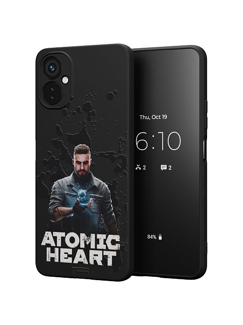 Силиконовый чехол для Tecno Spark 9 Pro "Atomic Heart: Товарищ Нечаев"