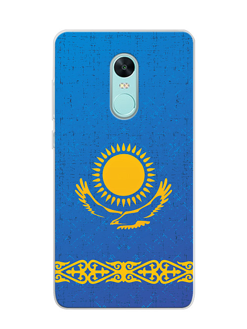 Силиконовый чехол для Xiaomi Redmi Note 4X Флаг Казахстана