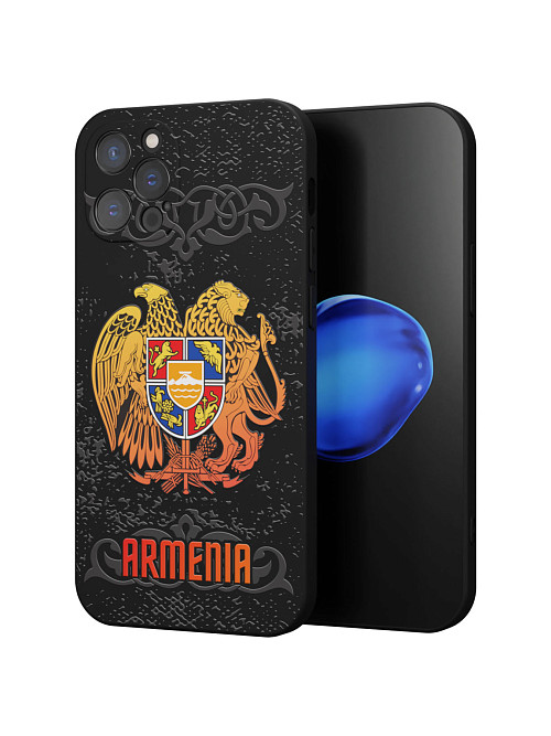 Силиконовый чехол для Apple iPhone 12 Pro "Герб Армении"