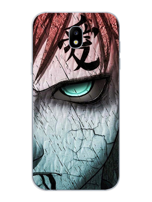 Силиконовый чехол для Samsung J5 2017 Naruto Shippuden - Gaara grimm face