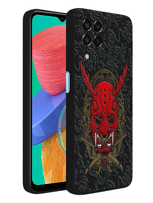 Силиконовый чехол для Samsung Galaxy M33 (5G) Red Oni mask