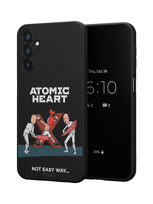 Силиконовый чехол для Samsung Galaxy A24 (4G) "Atomic Heart: Not Easy Way"