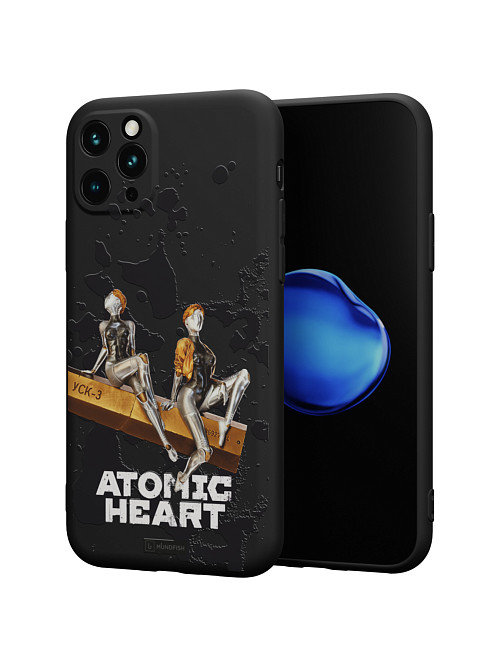 Силиконовый чехол для Apple iPhone 11 Pro "Atomic Heart: Боевые близняшки"