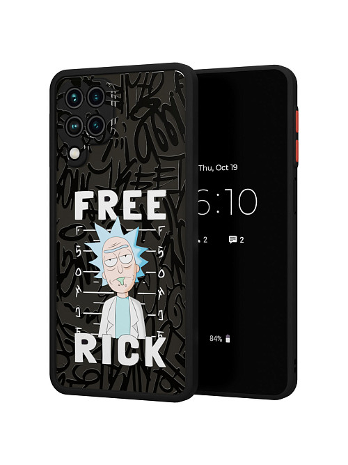 Противоударный чехол для Samsung Galaxy A12 (4G) "NOVEL: Free Rick"