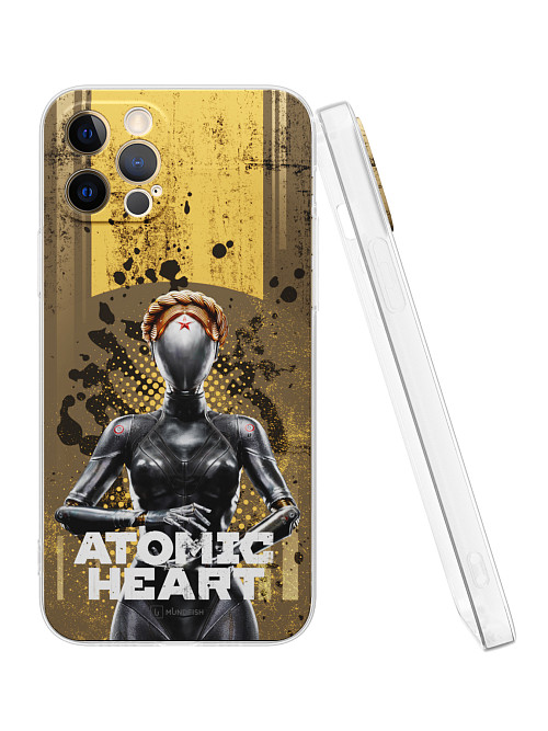 Силиконовый чехол для Apple iPhone 12 Pro "Atomic Heart: Левая близняшка"