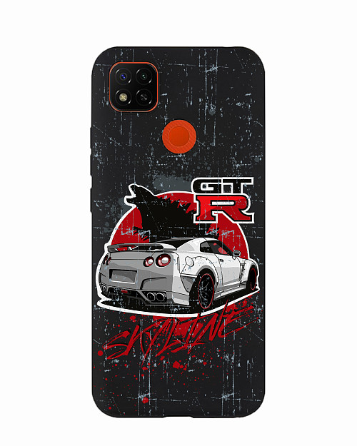 Силиконовый чехол для Xiaomi Redmi 9C Nissan SKYLINE GTR