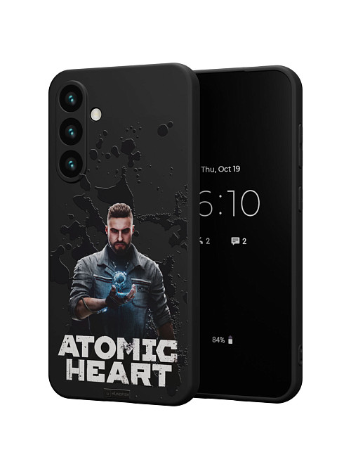 Силиконовый чехол для Samsung Galaxy S24 Plus "Atomic Heart: Товарищ Нечаев"