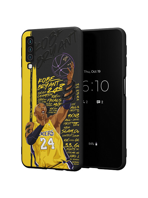 Силиконовый чехол для Samsung Galaxy A7 (2018) "NOVEL: Kobe Bryant"